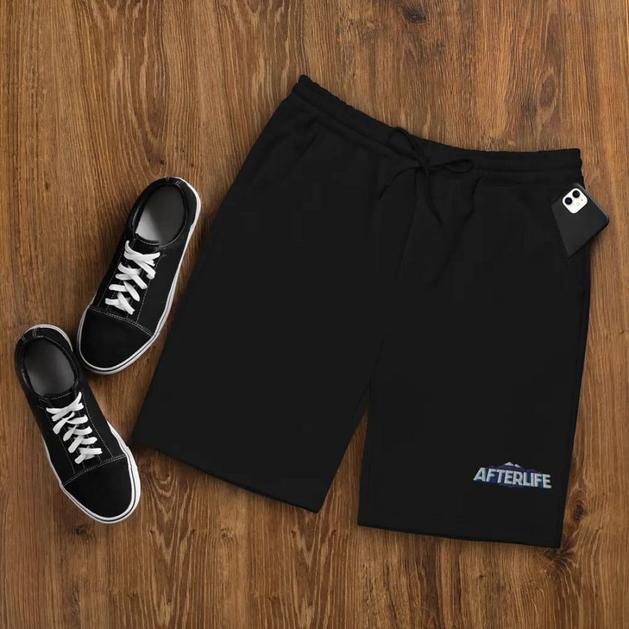 AfterLife Embroidered Fleece Shorts product image (8)