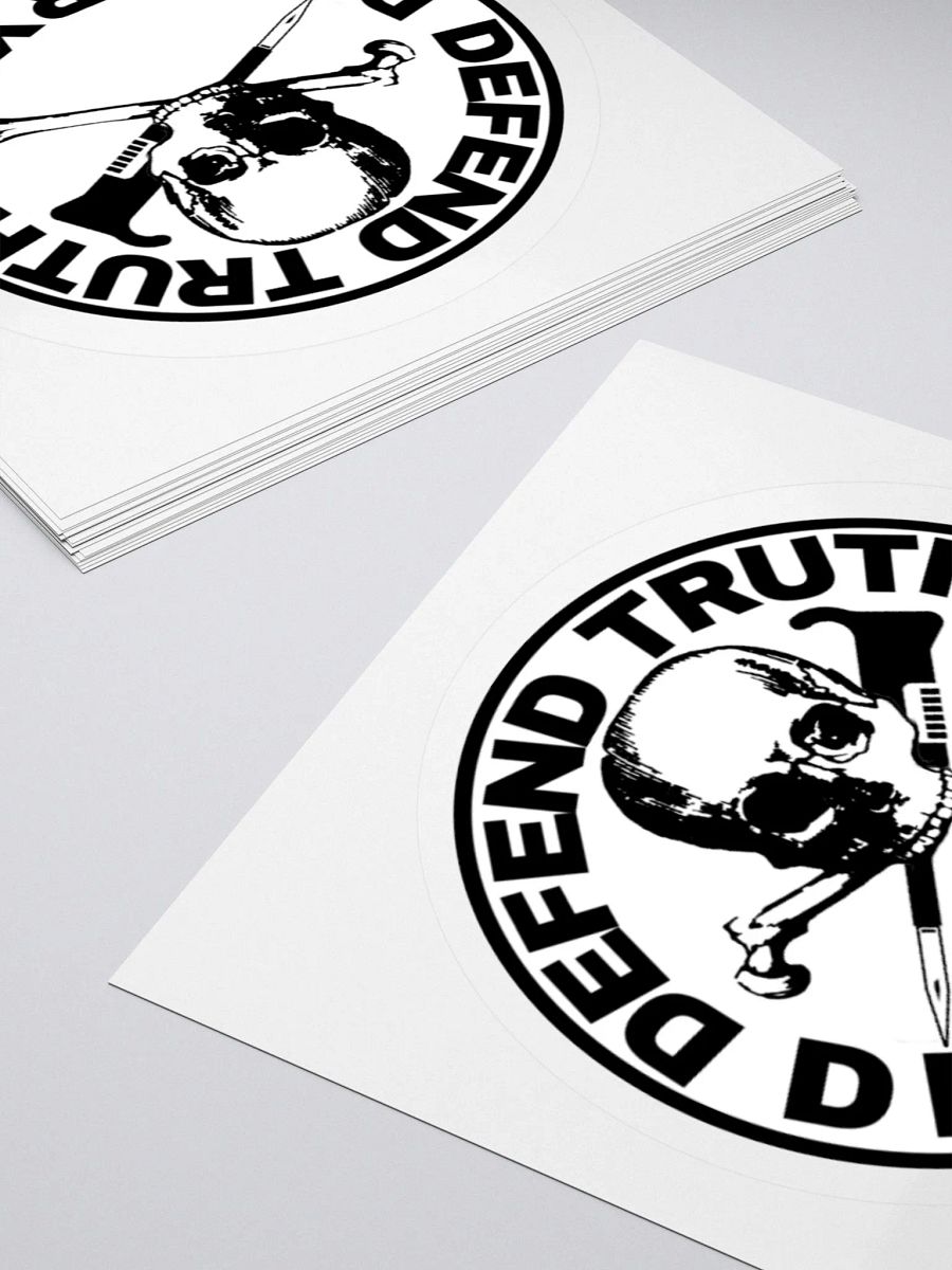 "Defend Truth, Die Trying" Sticker product image (3)