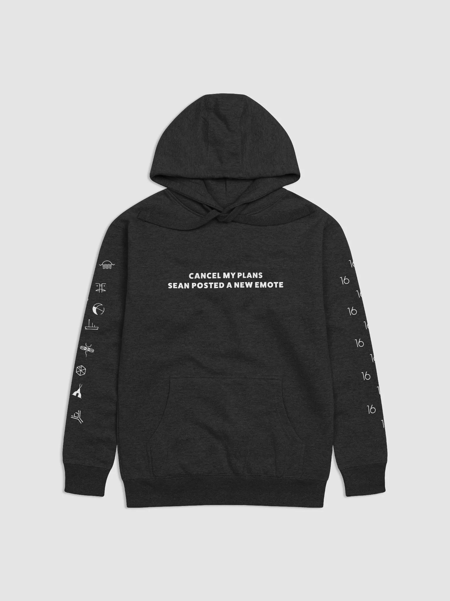 Cancel My Plans | NMS | Sleeves Printed | Cotton Hoodie product image (1)