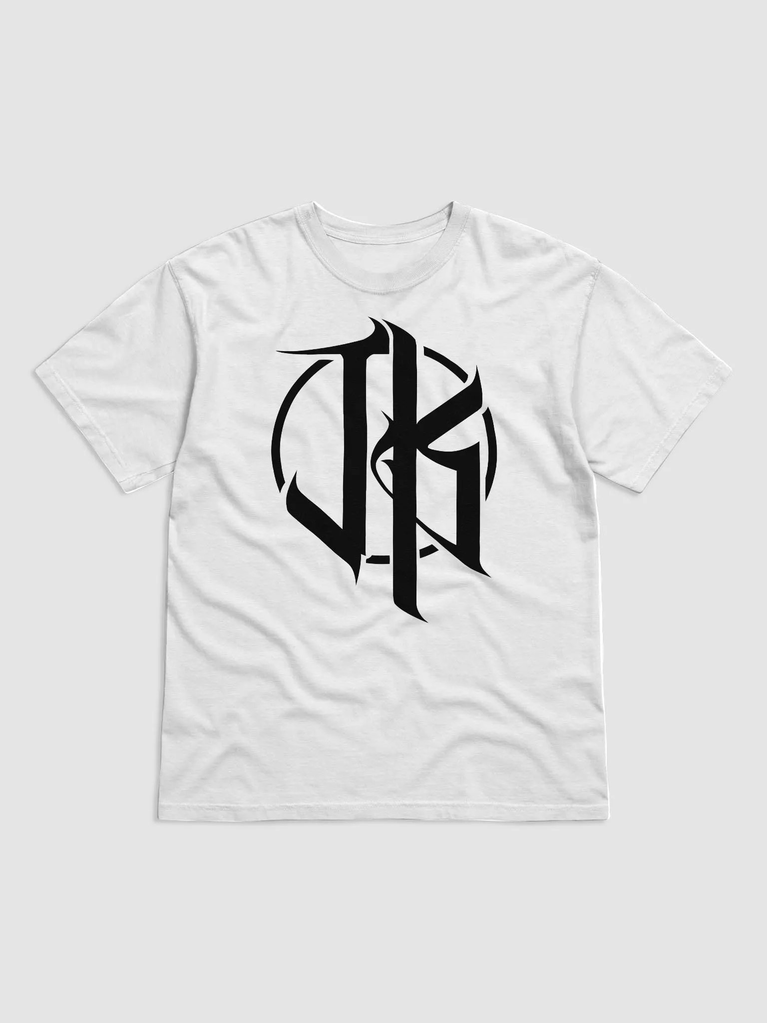 JK Logo T-Shirt (Black on White) product image (1)