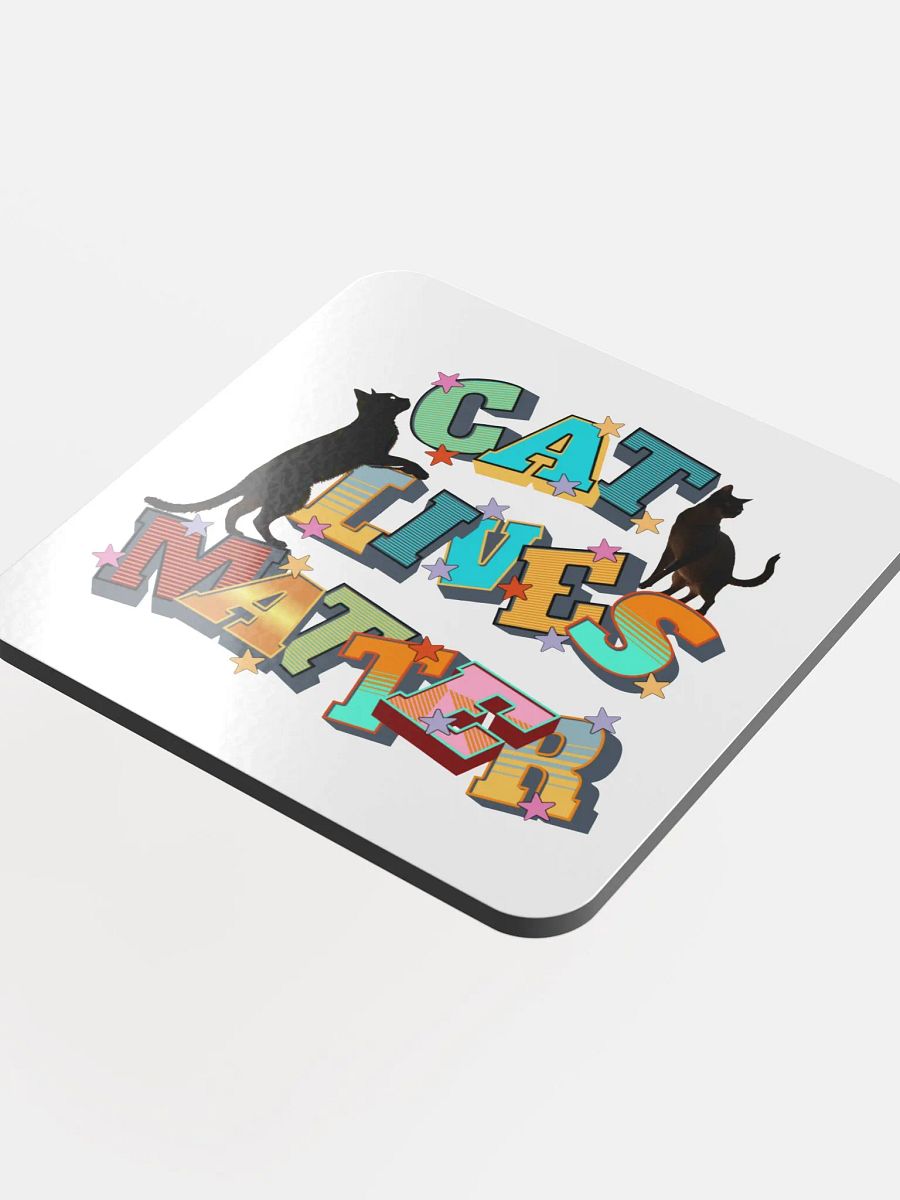 Cat Lives Matter Star-Studded Feline Coaster product image (4)