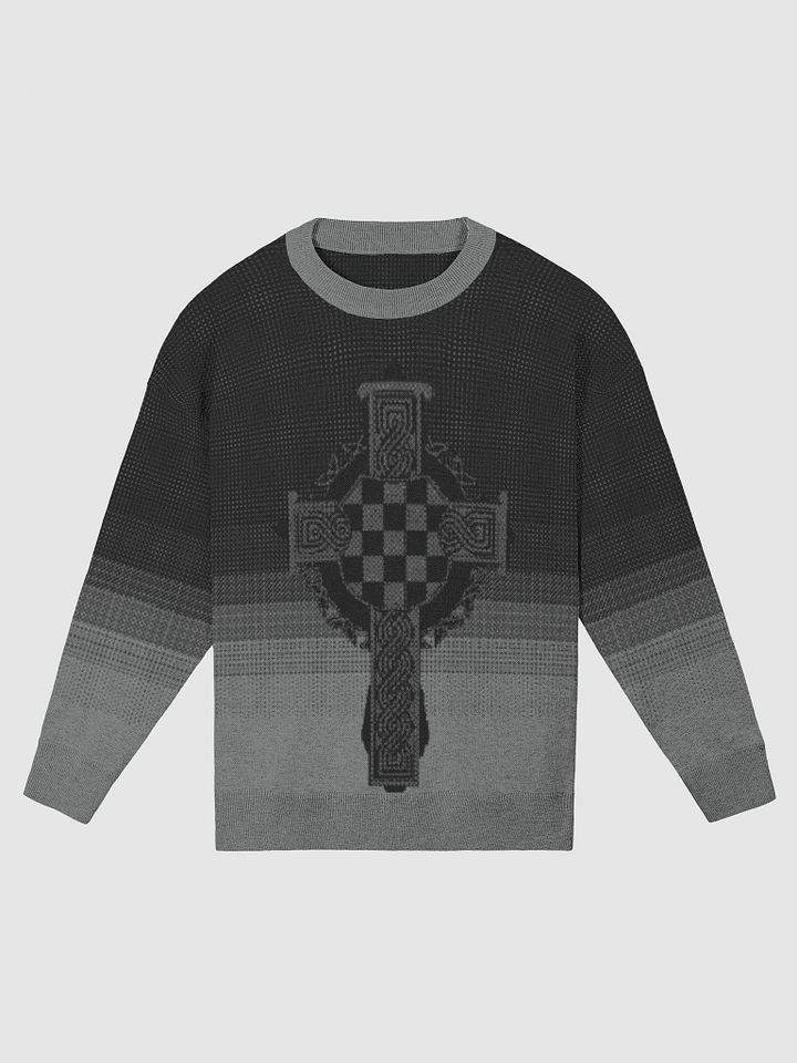 Celtic Cross Jacquard Crewneck Sweater product image (5)