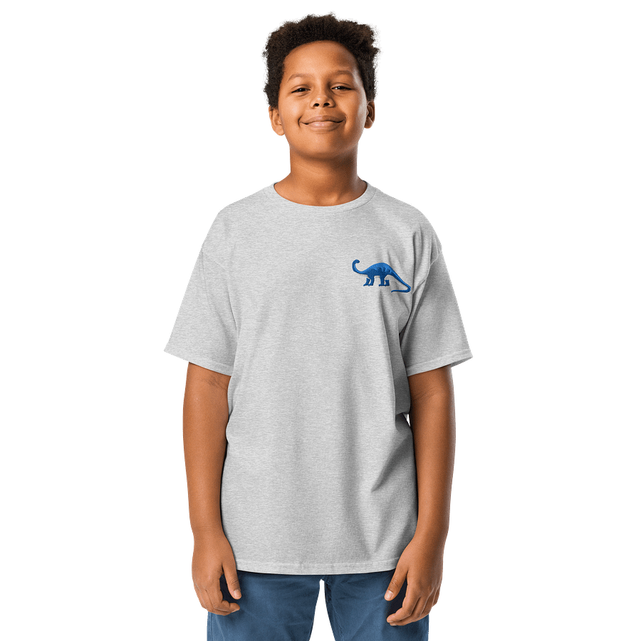 Youth Brontosaurus Embroidered T-Shirt product image (69)