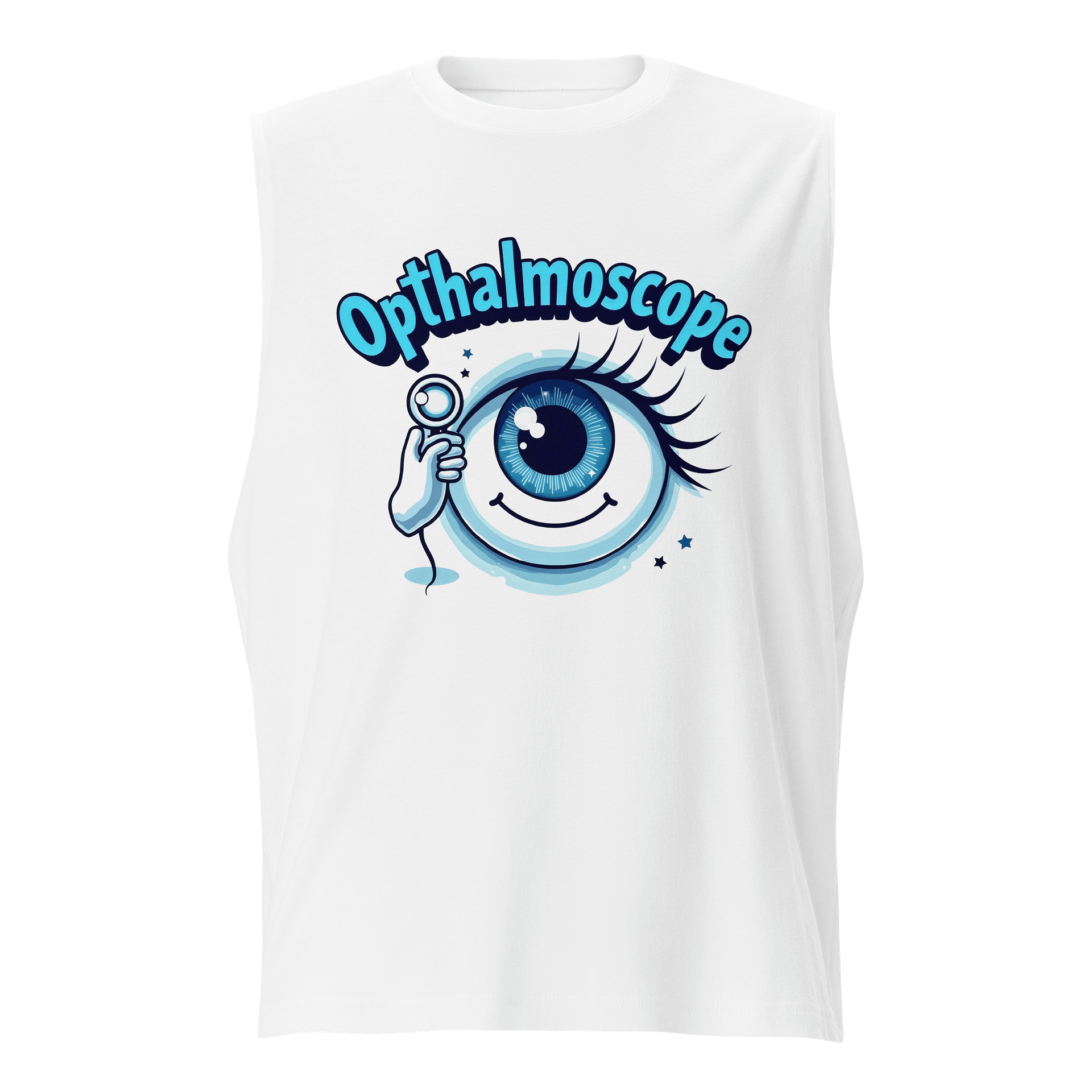 Eye-Catching Ophthalmoscope Illustration Muscle Tank product image (1)