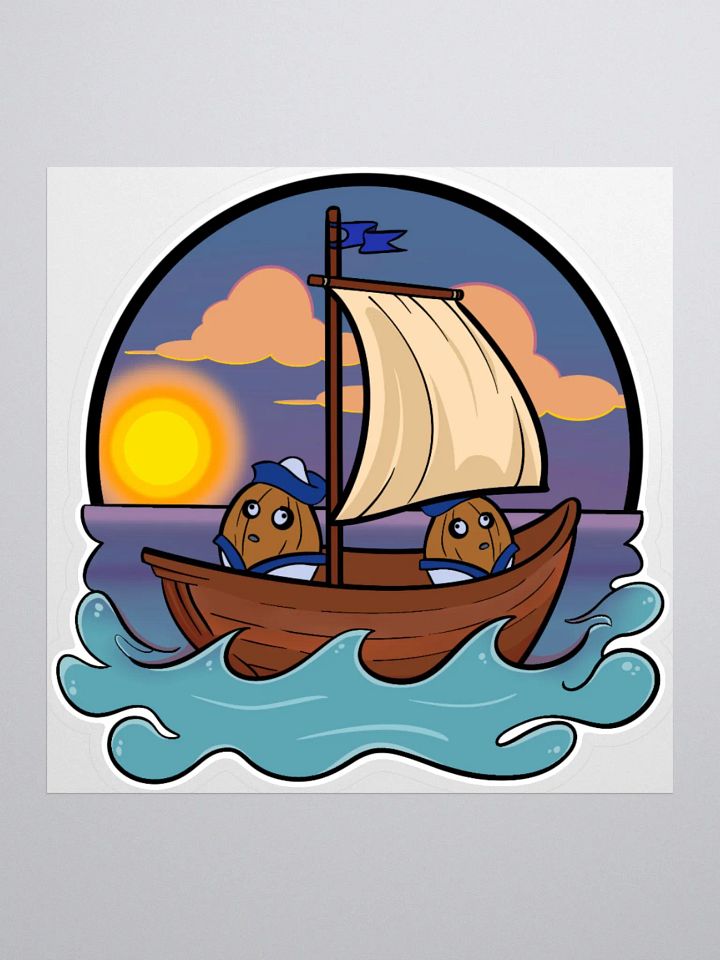 S3 Navy Nuts Team Sticker product image (1)