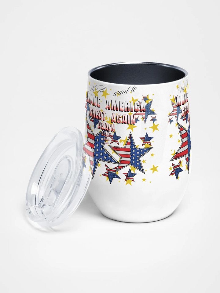 Maga again Wine Tumbler for moms dads colleagues product image (2)