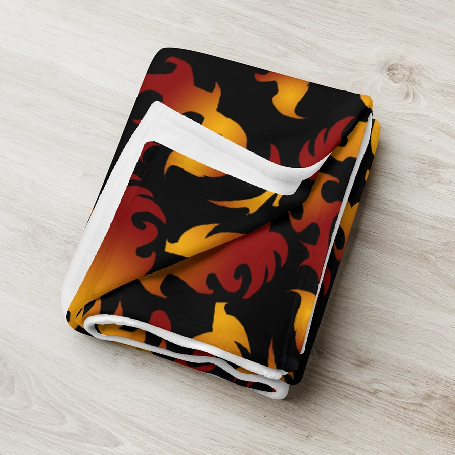 Abstract Flames Pattern Throw Blanket product image (18)