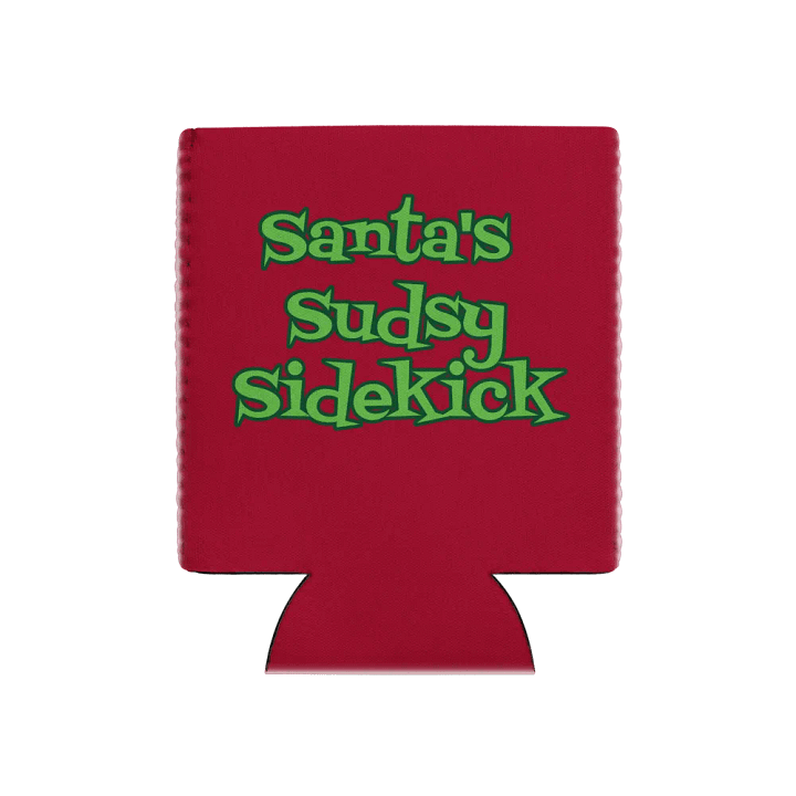 "Santa's Sudsy Sidekick" Can Coozy product image (1)