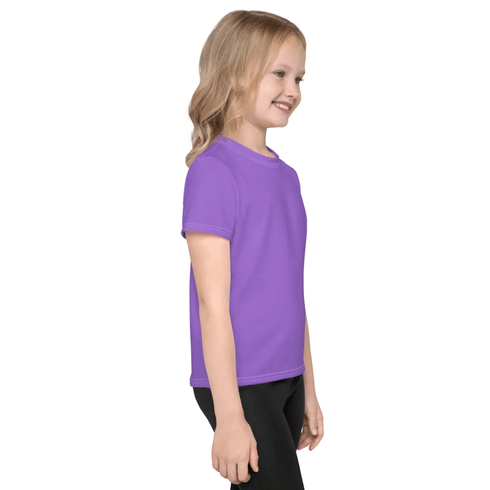 Kids Plain Color Amethyst T-Shirt product image (4)