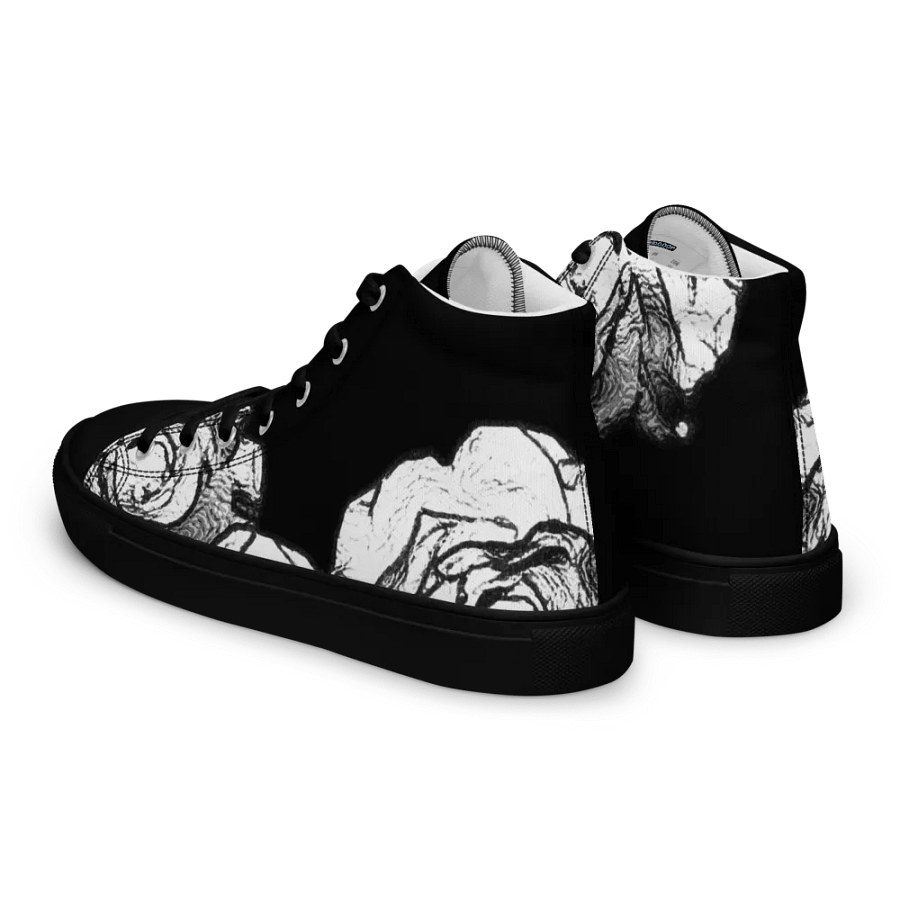 White roses High Top Canvas Shoes (womens) product image (6)