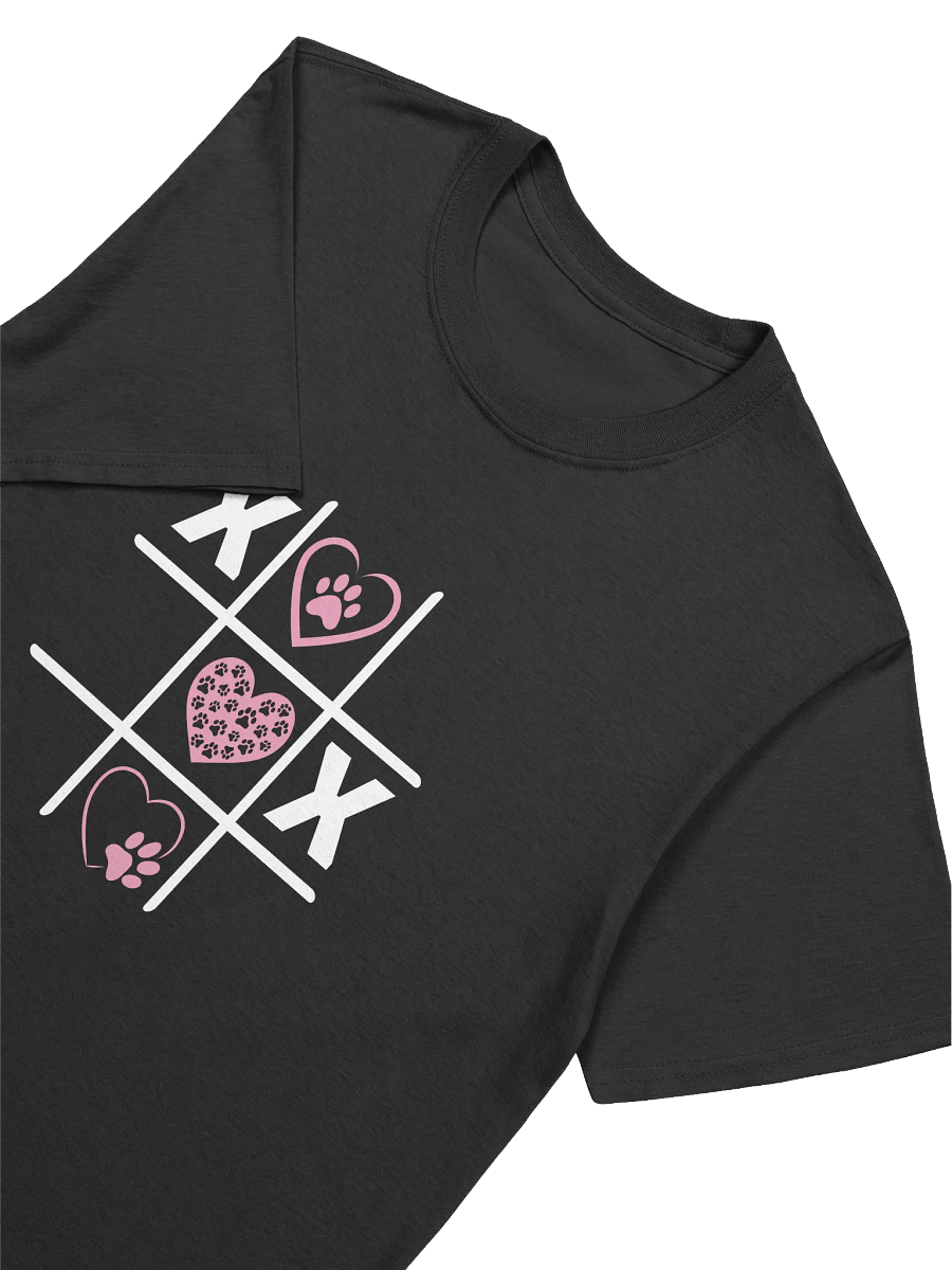 Dog Lover Tic Tac Toe Valentine’s Day Unisex T-Shirt product image (3)