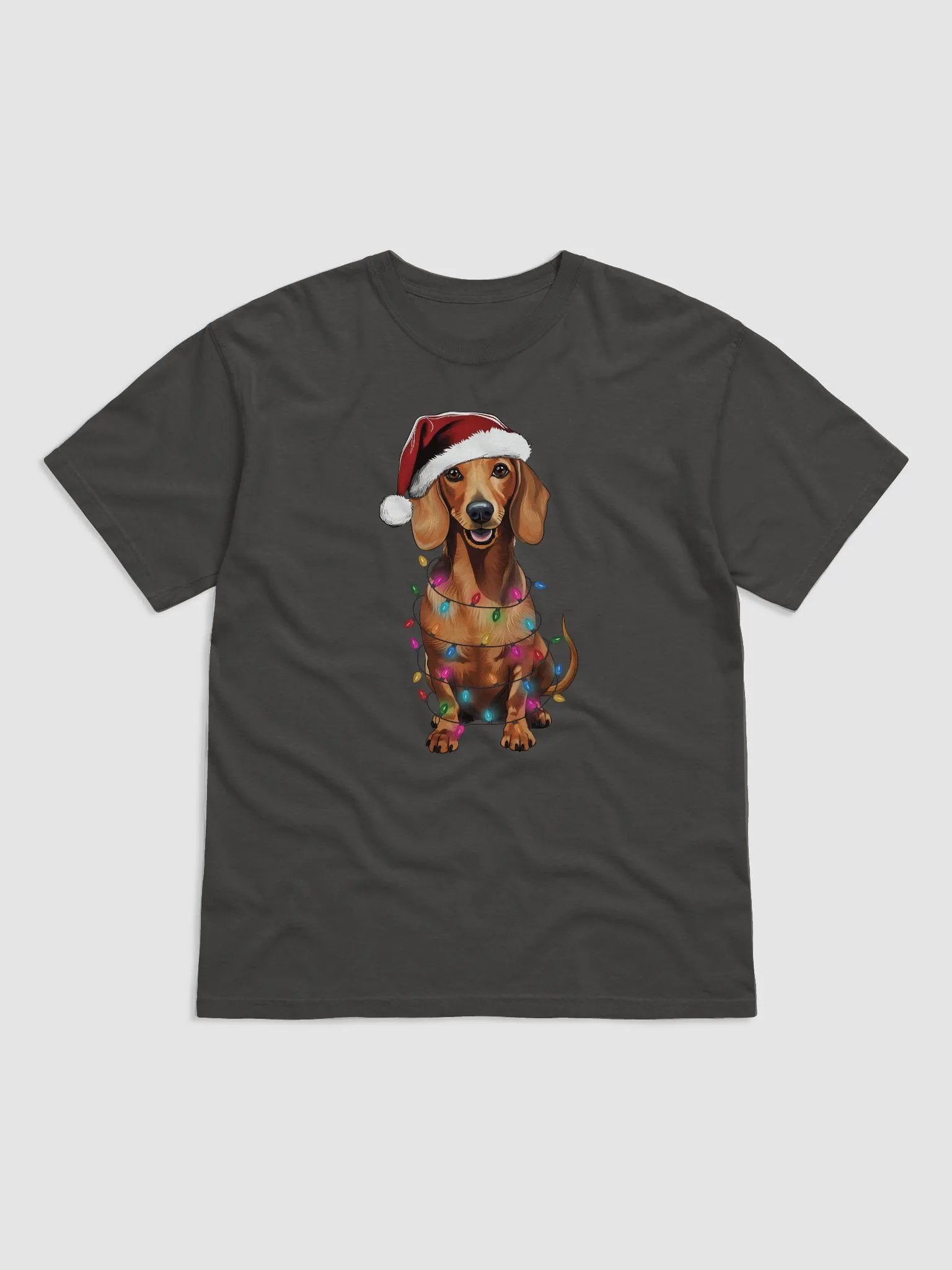 Funny Dachshund(Tan) Christmas T-Shirt for Wiener/Doxie Paw-rents product image (24)