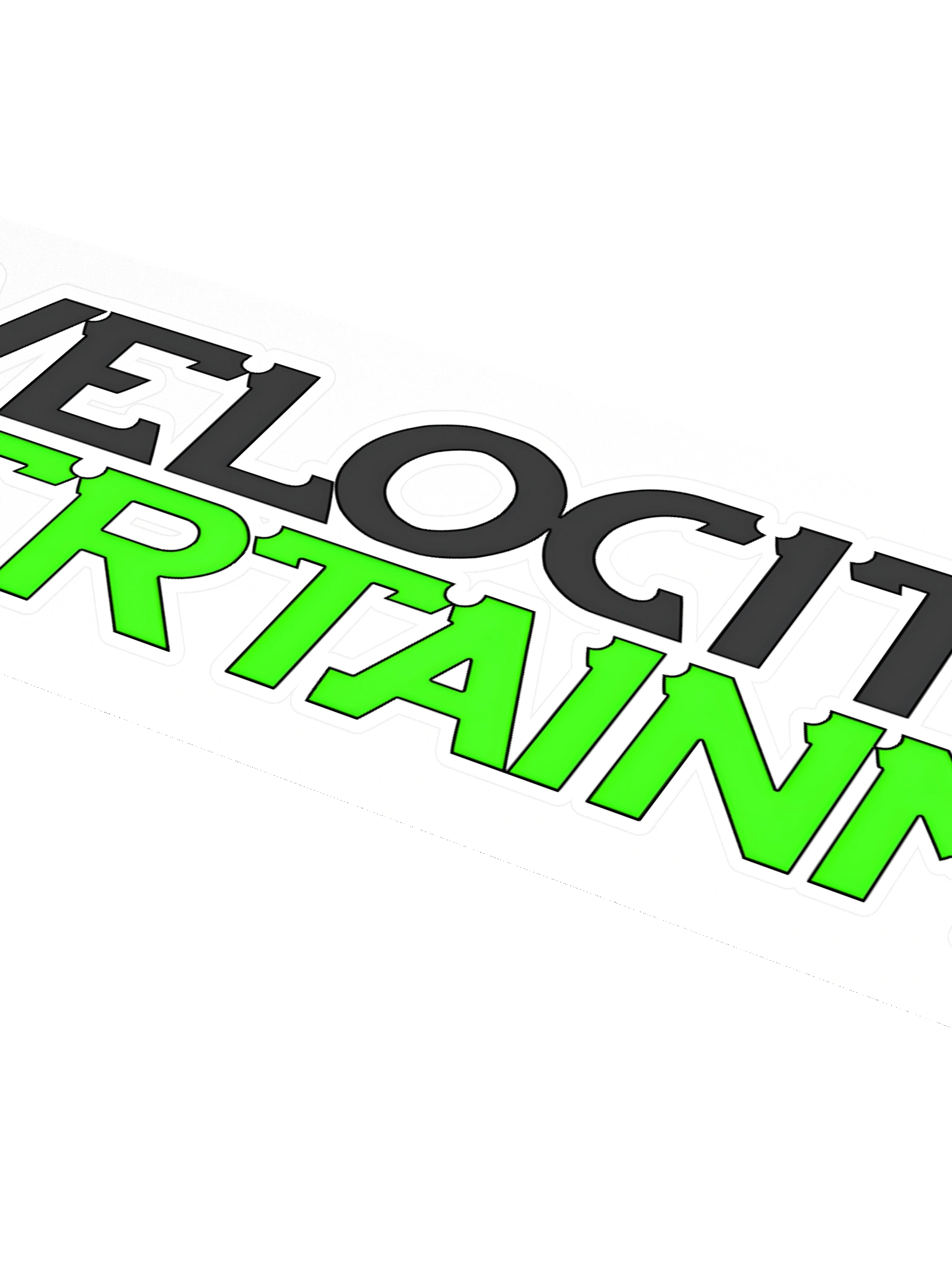 Kiss Cut Sticker Velociti Entertainment product image (4)