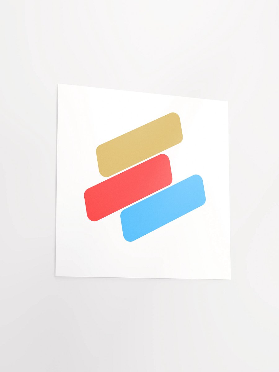 Vibrant Overlapping Rectangles Poster product image (14)