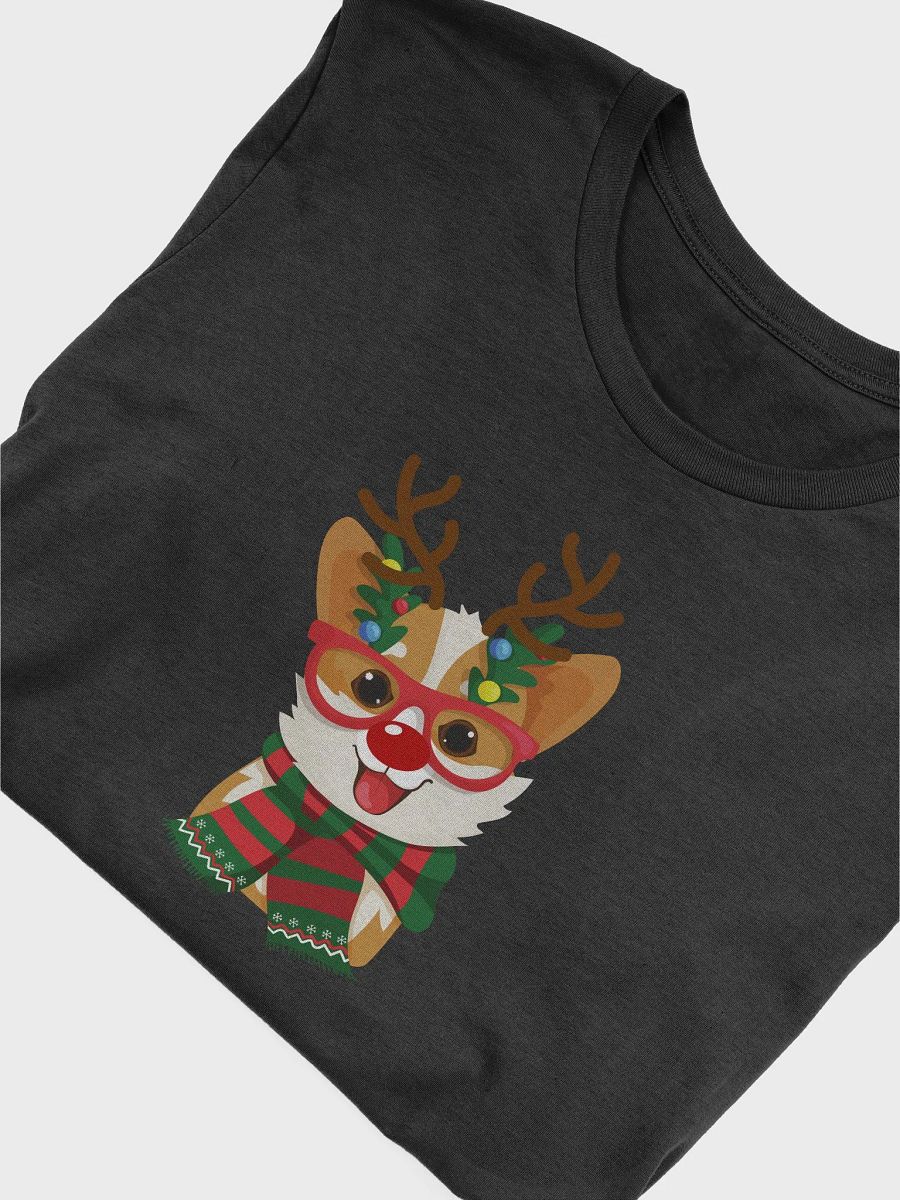 Festive Corgi Holiday Adult T-Shirt product image (49)