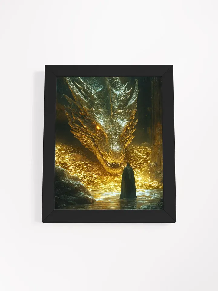 Treasure of the Fire Drake - Framed High-Quality Matte Poster product image (7)