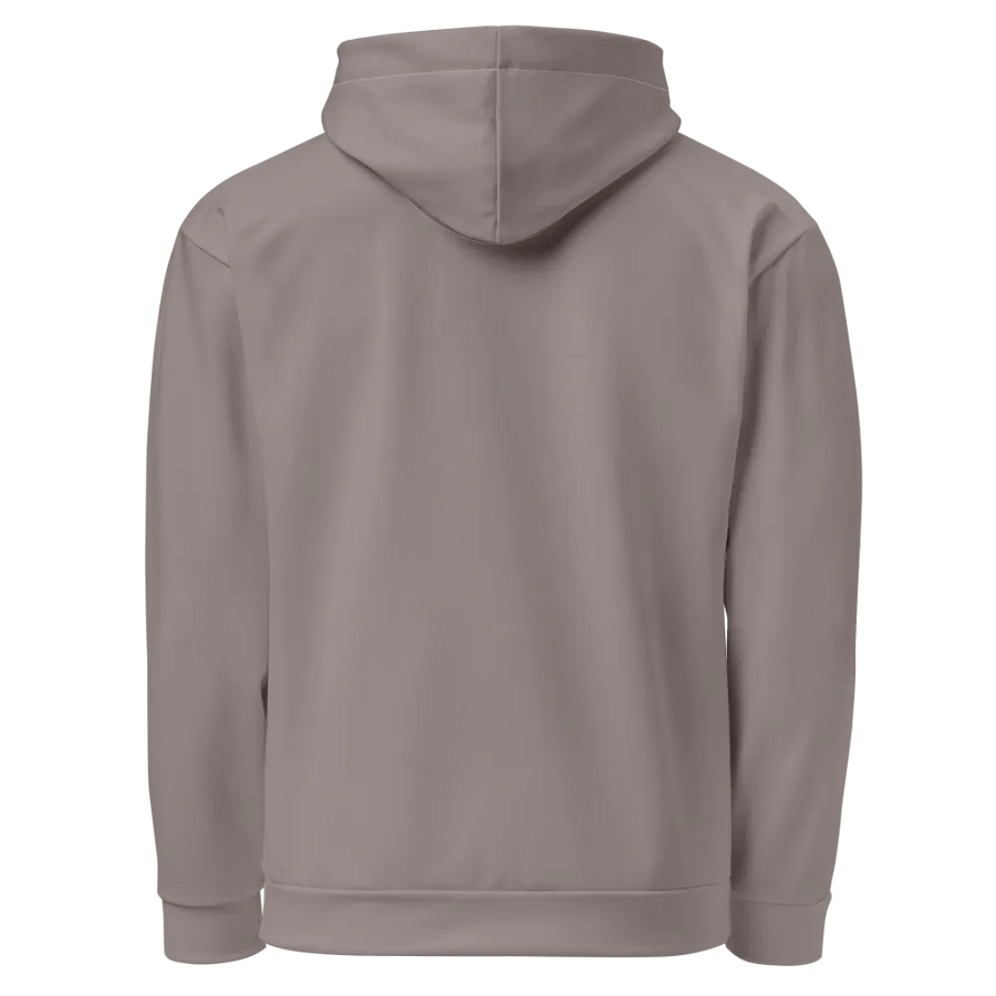 Plain Brownish Gray Light Summer Unisex Recycled Polyester Heavyweight Premium Hoodie by Treasure Pie product image (6)