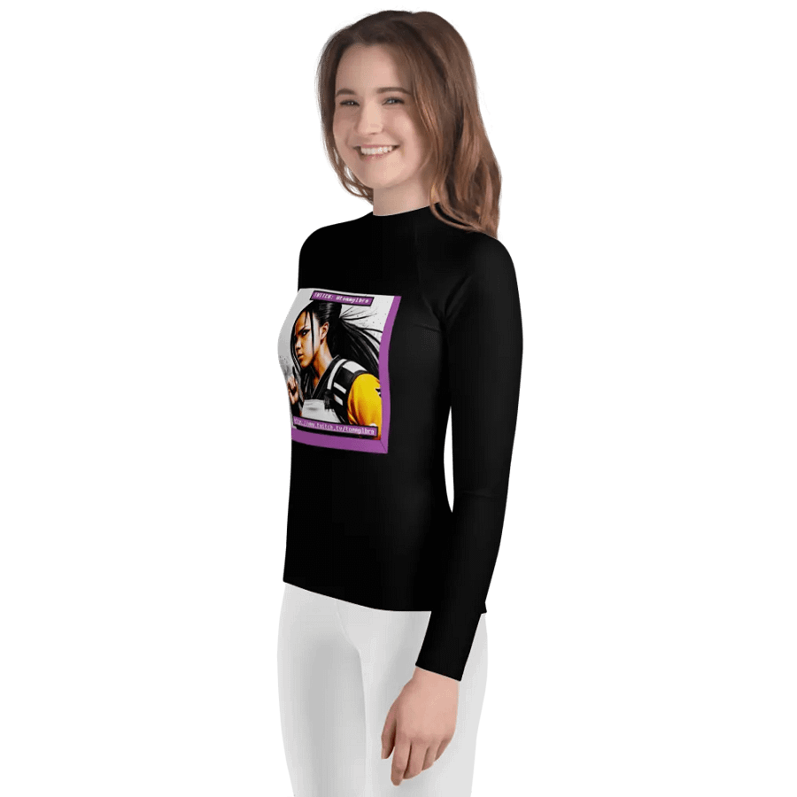 Midnight Vibes Youth Rash Guard product image (7)