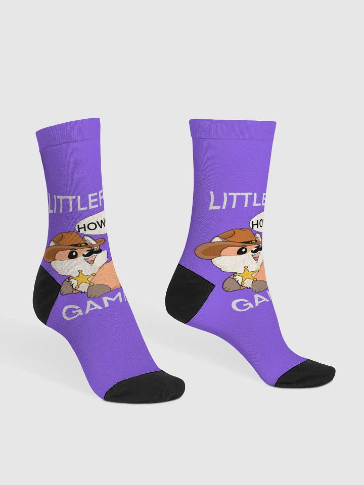 Howdy Foxx Recycled Crew Socks product image (1)