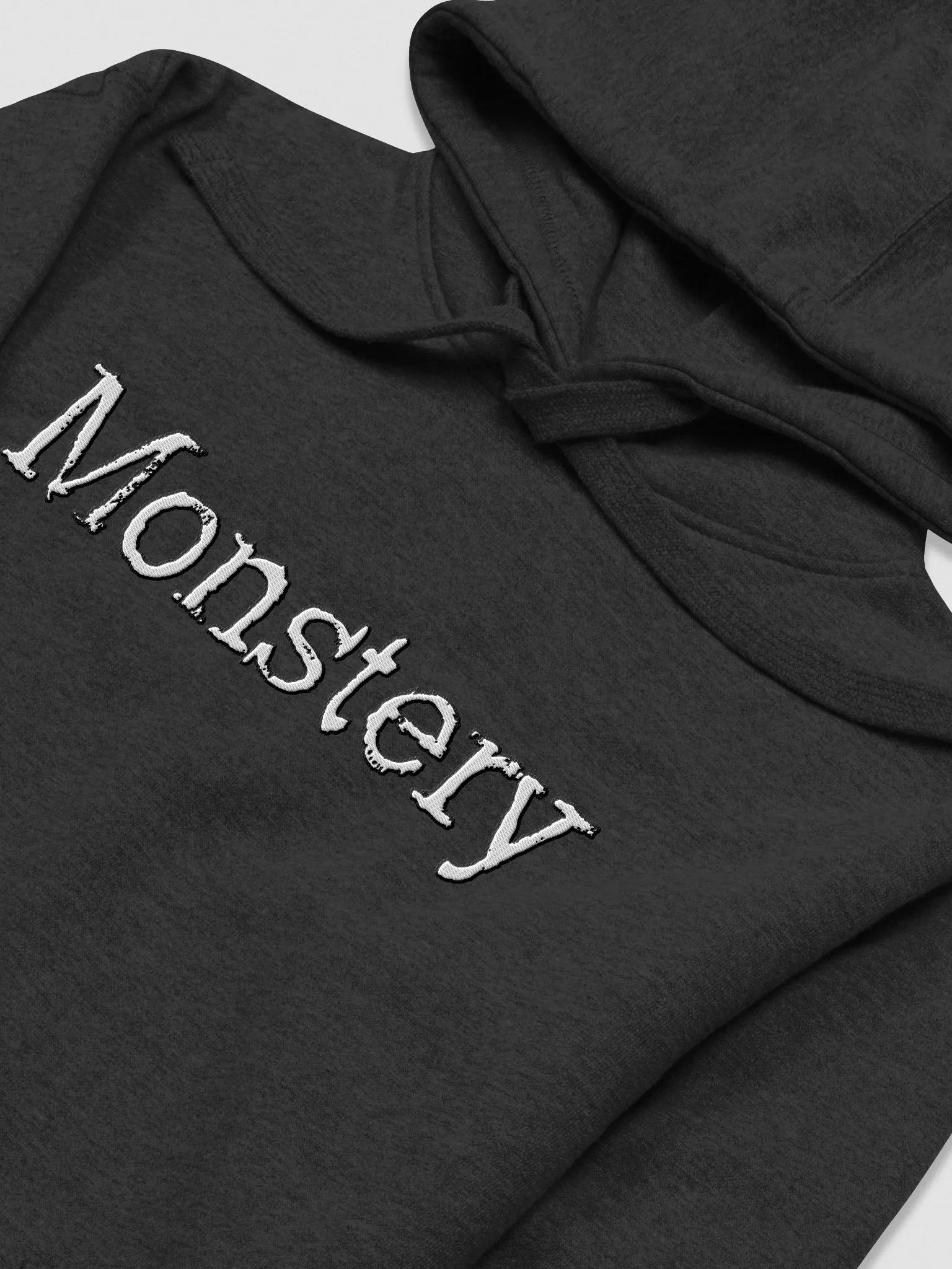 Monstery - simple embroidered hoodie product image (1)