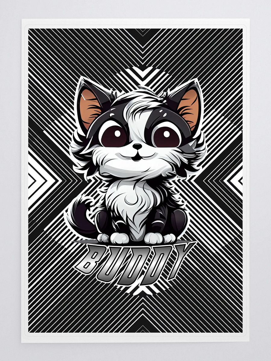 Buddy Kiss Cut Sticker Sheet with Background product image (3)