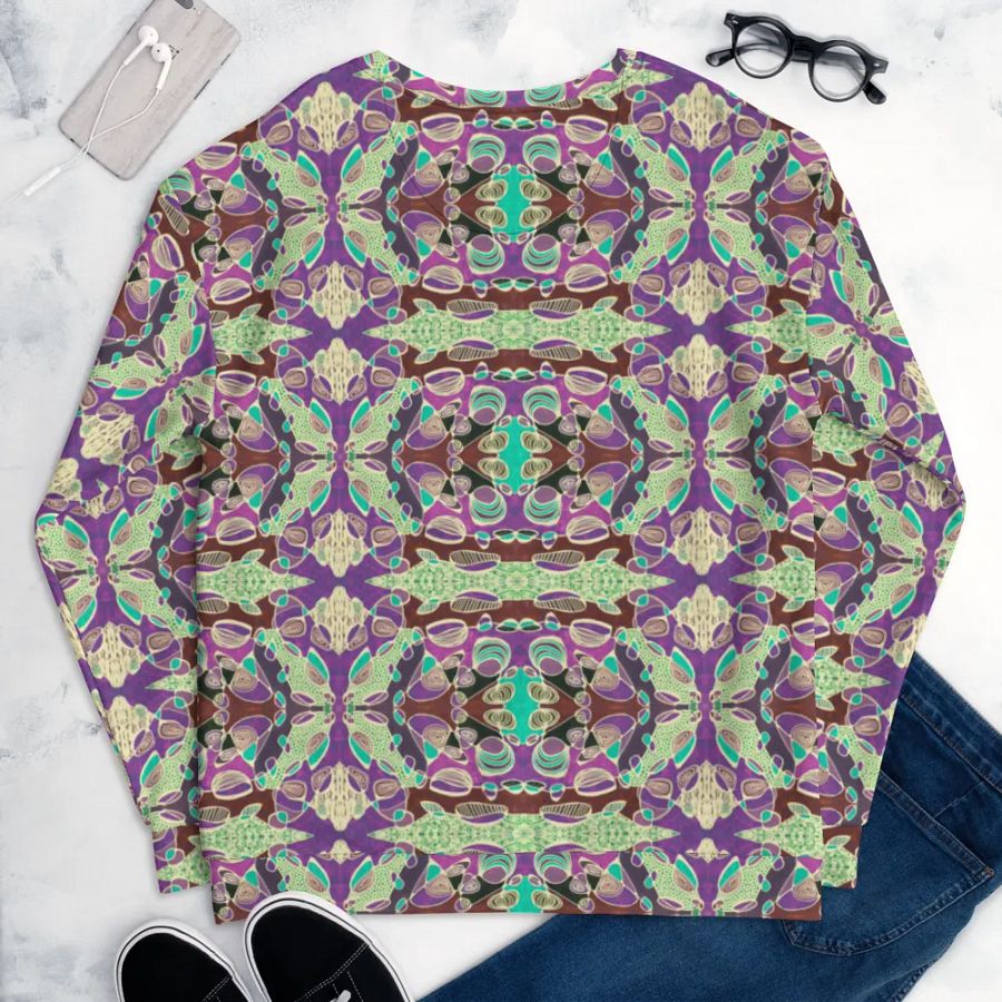 Abstract Patterned Shapes Neurographic Art Unisex Sweatshirt product image (11)