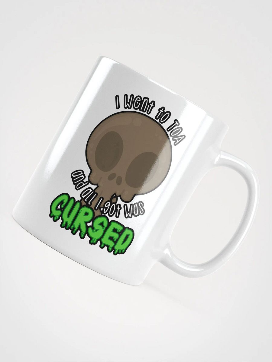 All I Got Was Cursed - Warrior - White Glossy Mug product image (4)