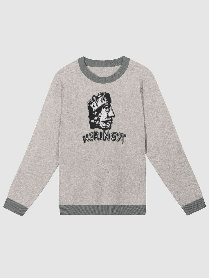 HERINGA LOGO KNITTED CREWNECK SWEATER CLASSIC FIT product image (1)