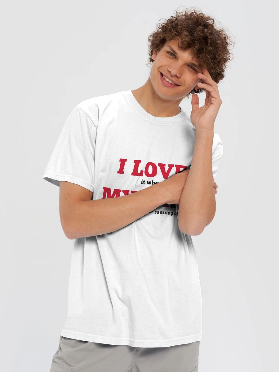 Bold Red 'I Love My Wife' Tee product image (3)