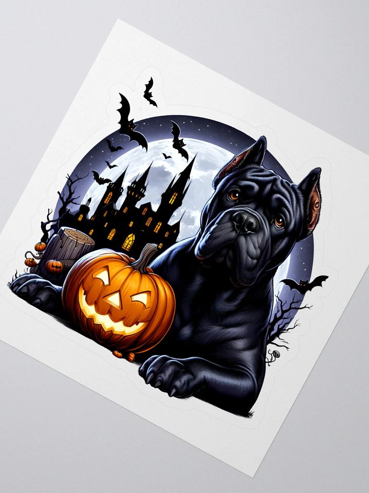 Cane Corso Spooky Paws Sticker product image (2)