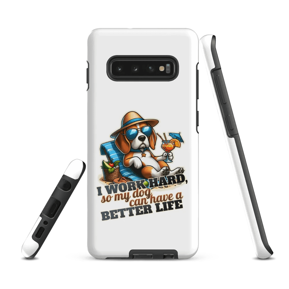 Work Hard - Beagle Beach - Tough Case for Samsung® product image (3)