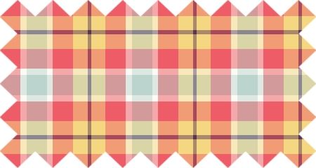 Coral Pink, Yellow, and Mint Plaid (CO12)