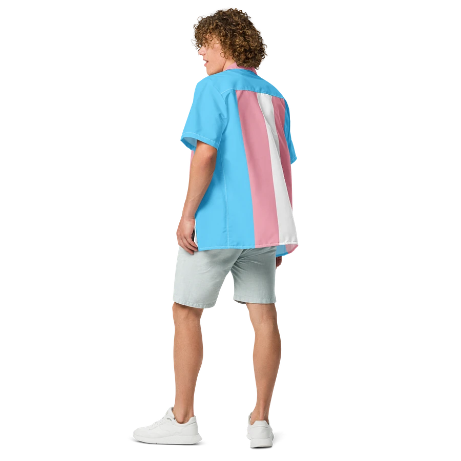 Trans Pride Flag - All-Over Hawaiian Shirt product image (12)