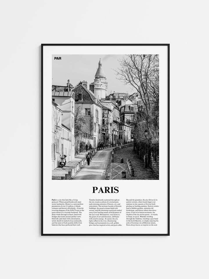 Paris 06 Newspaper Poster product image (1)