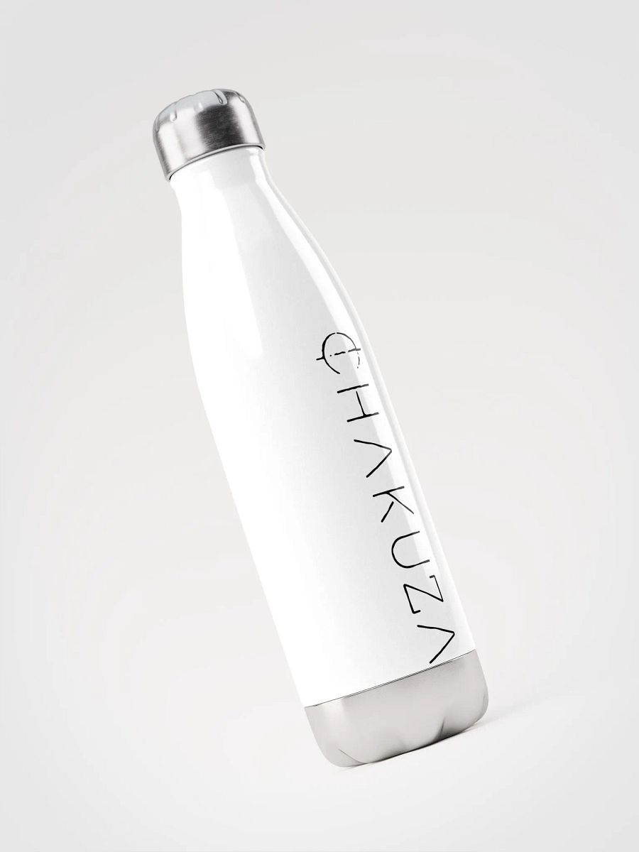 CHAKUZA - EDELSTAHL WASSERFLASCHE WEISS product image (5)