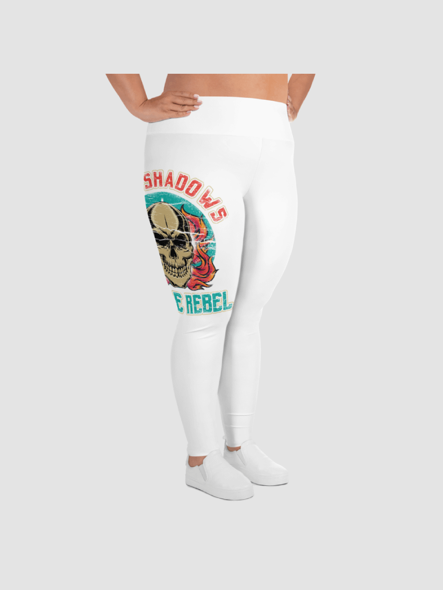 Iron Shadows White Leggings (2XL-6XL) product image (3)