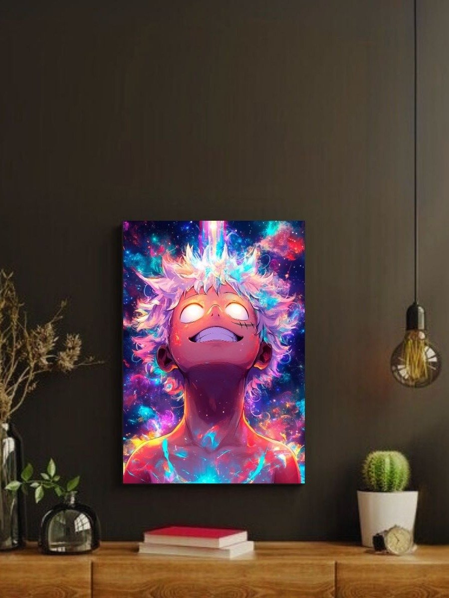 One Piece Gear 5 Luffy Awakened Joyboy – Glossy 8x10 Metal Print product image (2)