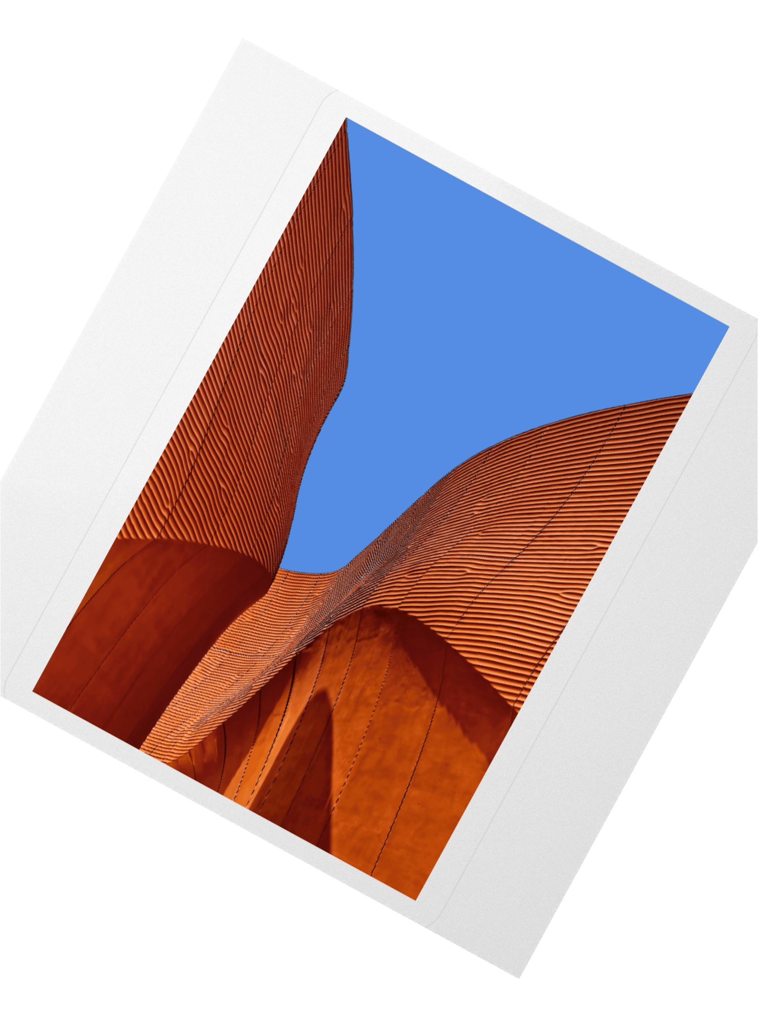 Modern Abstract Architecture Curved Facade Sticker product image (2)