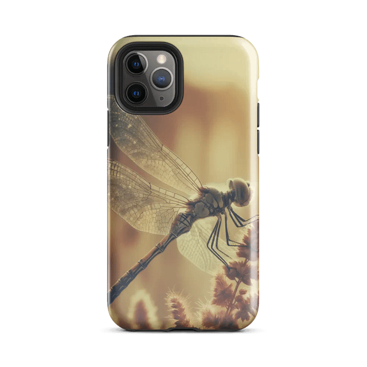 Tough Phone Case for iPhone® - Dragonfly Closeup product image (2)