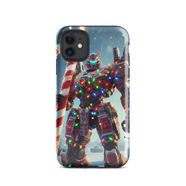 Holiday Mecha iPhone Tough Case – Festive Warrior Edition product image (24)
