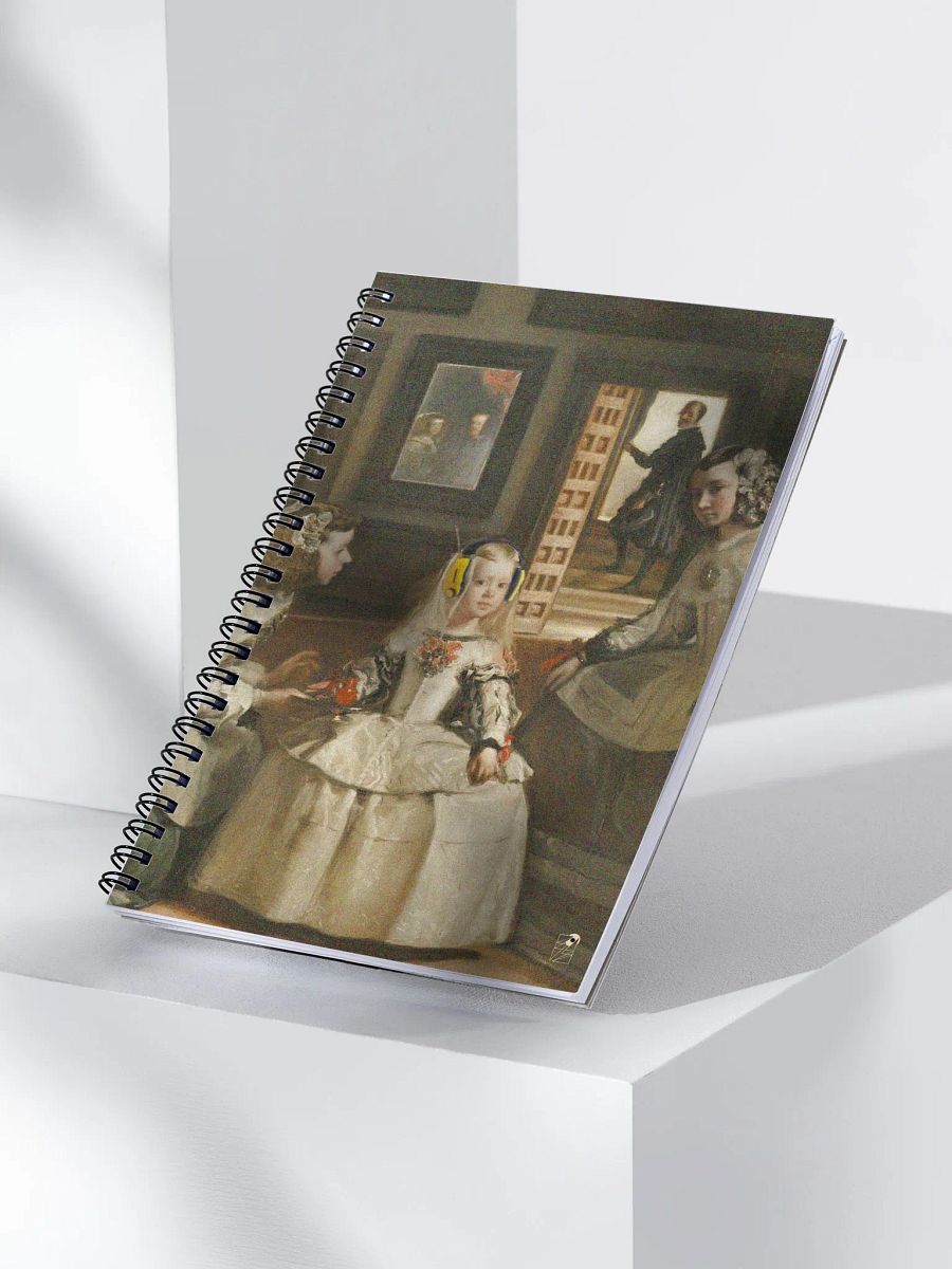 Radio Meninas by Frank Fonik, EDM Techno Spiral Notebook product image (4)