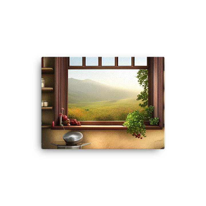 RUSTIC KITCHEN WINDOW CANVAS product image (1)