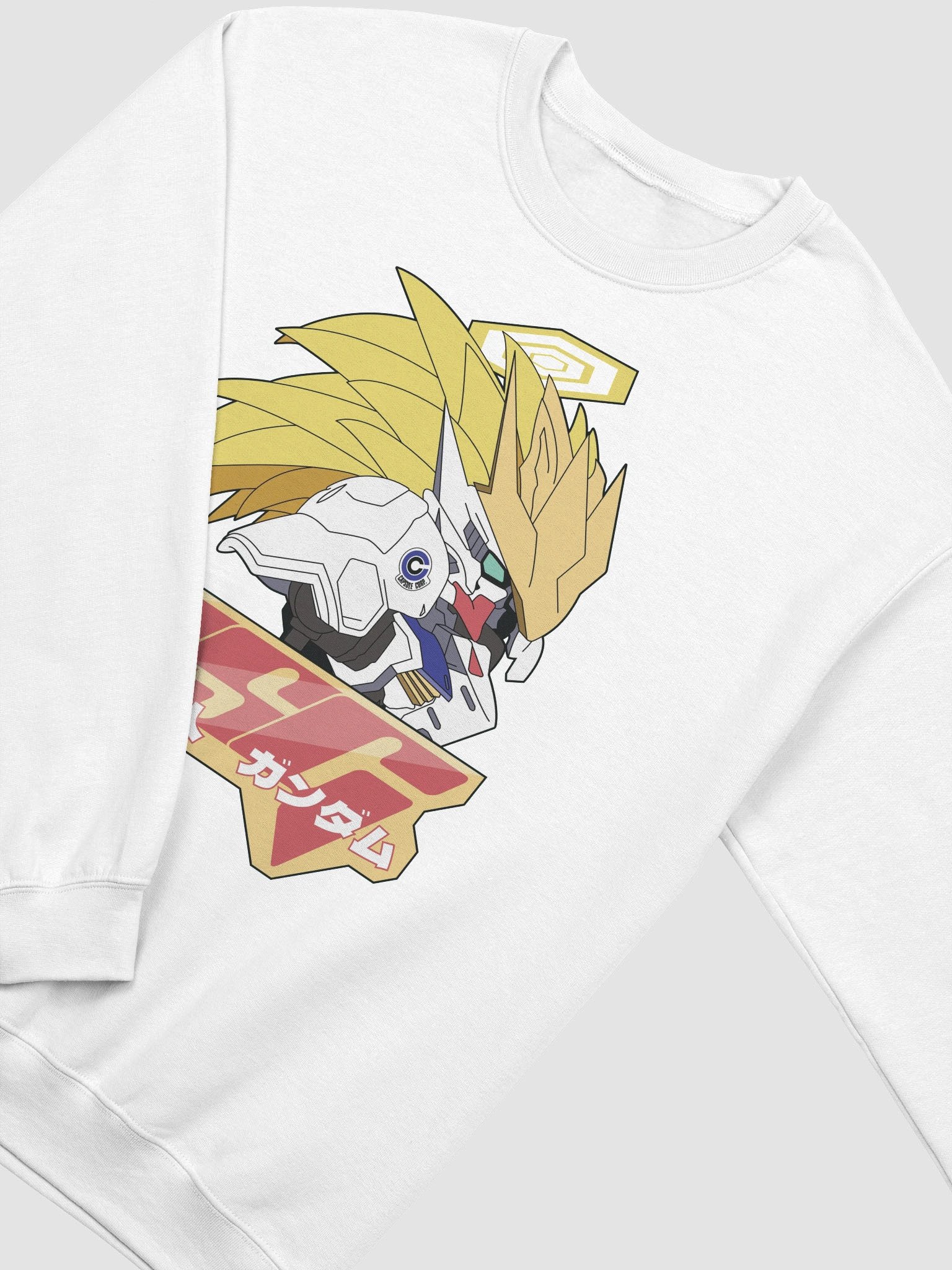 SUPER SAIYAN GUNDAM Crewneck product image (27)