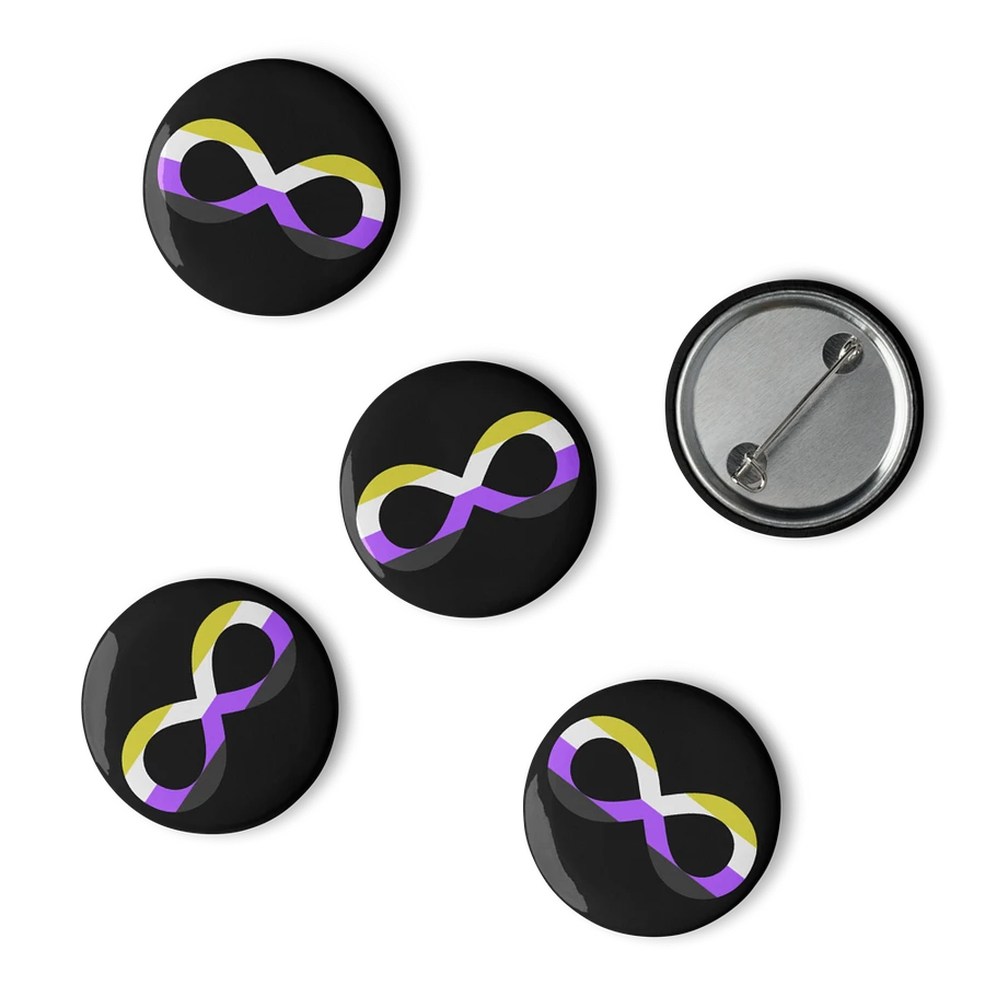 Non-Binary Autistic Infinity Pin Set product image (6)