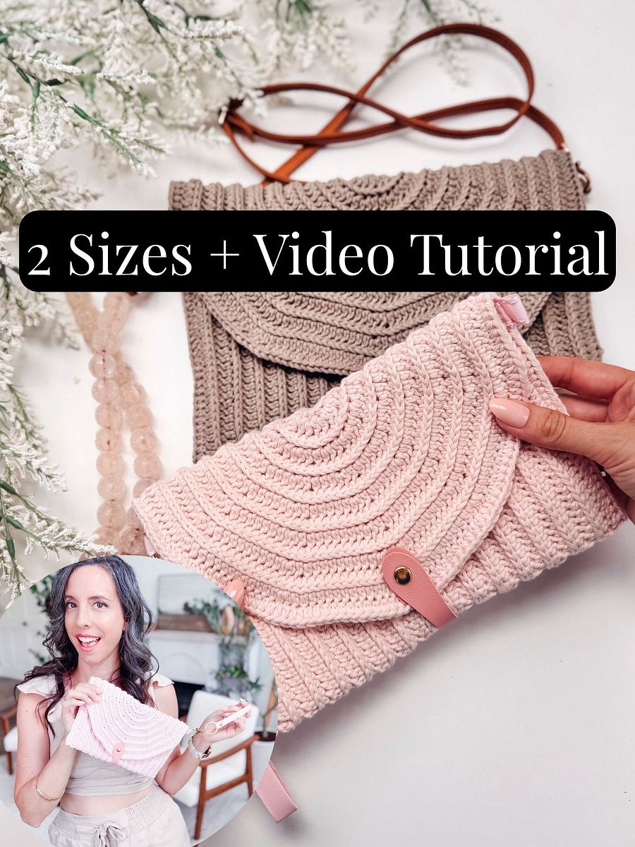 Easy Crochet Envelope Clutch & Bag Pattern product image (3)