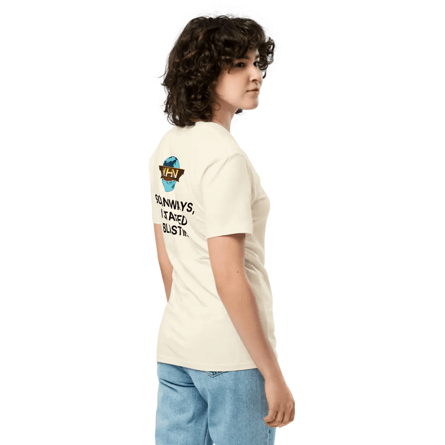 I Started Blasting MHN Emblem Unisex T-Shirt White/Natural product image (9)