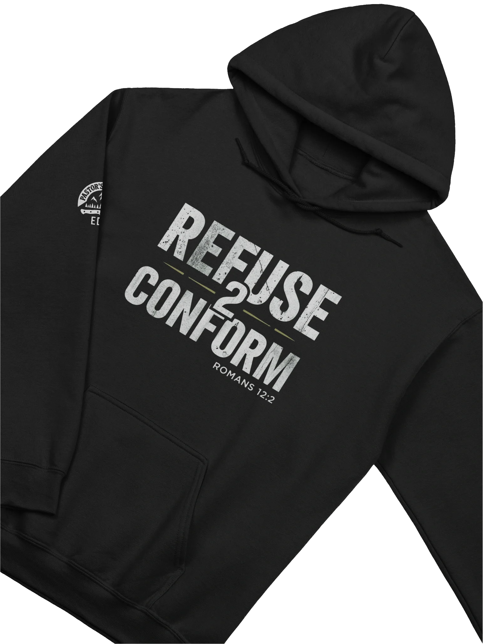 Refuse 2 Conform Hoodie — Romans 12:2 product image (3)