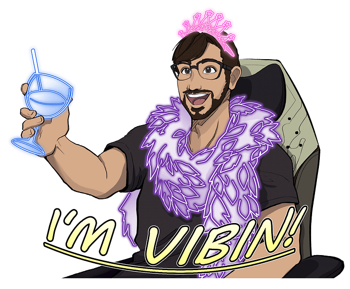 Im Vibin Sticker product image (1)