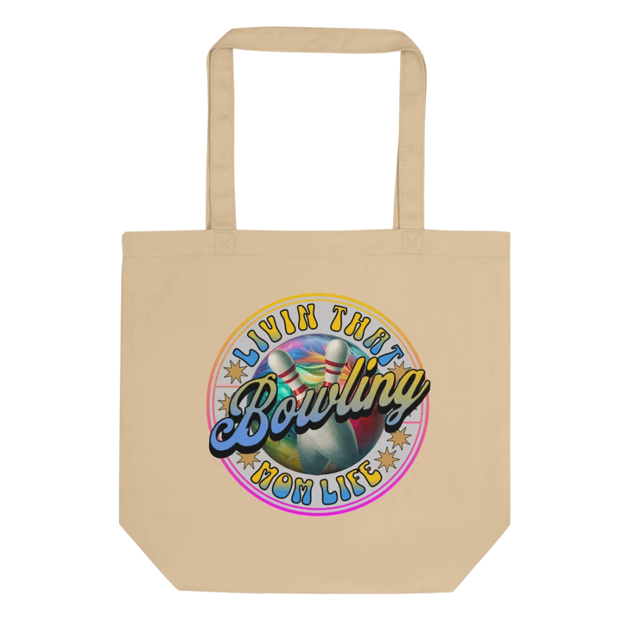Livin That Bowling Mom Life Vibrant Tote Bag product image (1)