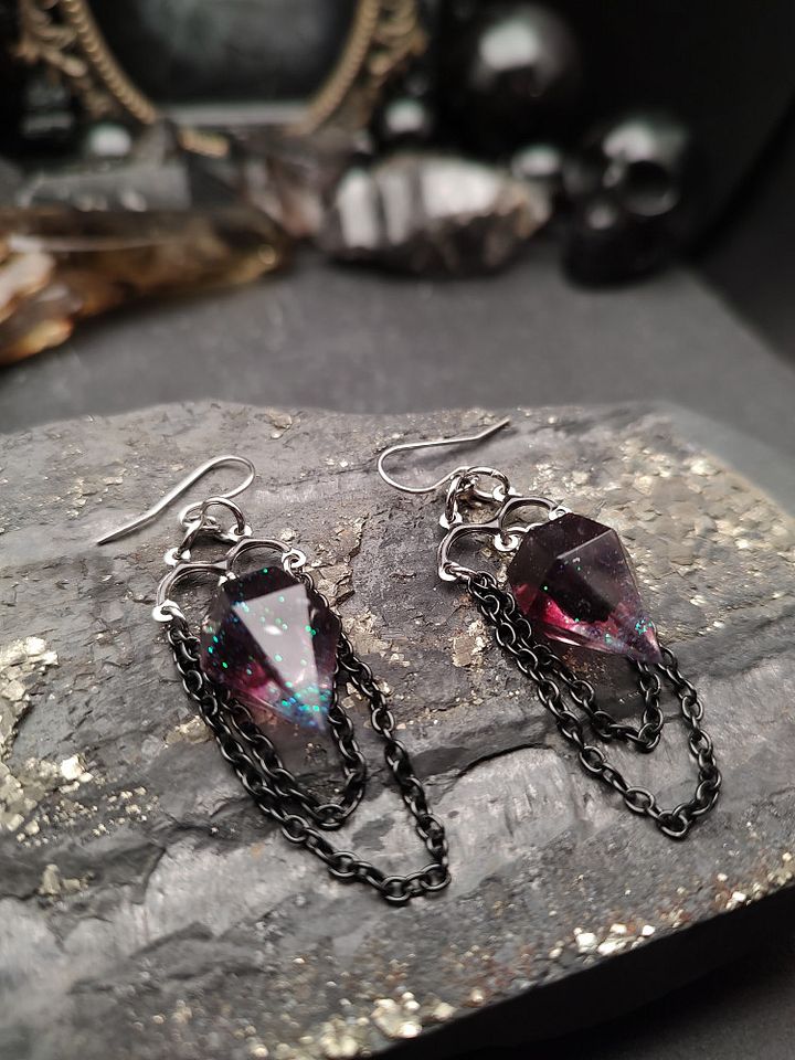 Earrings Epoxica - Velvet GalaxyDrops product image (1)